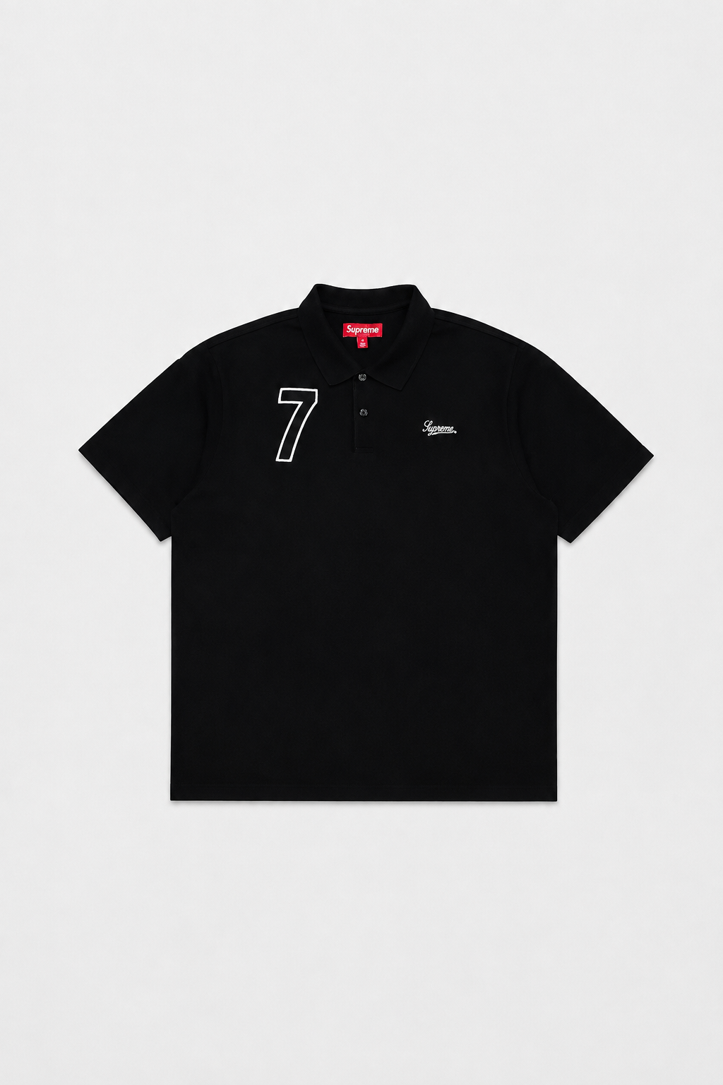 Supreme Cursive Polo 'Black'